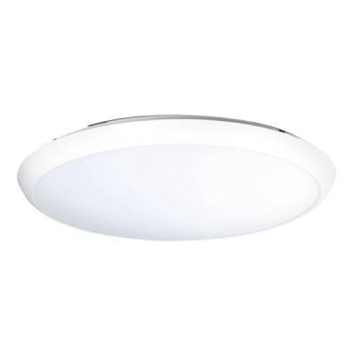 DISC Dimmable IP54 LED Oyster 12w, with selectable CCT